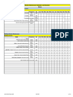 Preventive Maintenance Schedule Excel