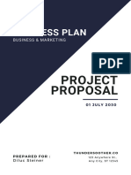 Minimalist Project Business Plan & Marketing Proposal