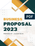 Yellow Green Modern Professional Business Proposal