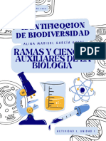 Biologia y Biodiversidad (RAMAS DE LA BIOLOGIA)