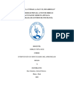 Informe de Trabajo de Campo - Gabriel Rios