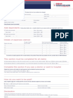 f1 Claim Form