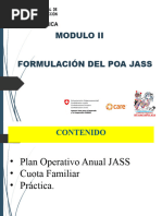 Elaboracion Del Poa Jass - Calculo Cuota Familiar