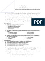 Science 10 1STQTR Melc Questions