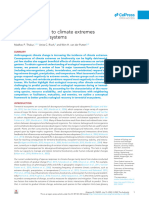 Biotic Responses To Climate Extremes in Terrestrial Ecosystems