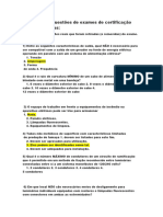 Exemplos de Perguntas Do Exame de Certificação para Eletricistas