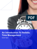 An Introduction To Holistic Time Management