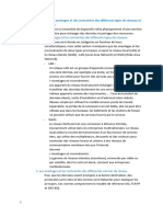 Les Avantages Et Les Contraintes Des Différents Types de Réseaux