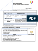 Sesion de Aprendizaje Ingles 3ro Secundaria B3 JDF Ccesa007