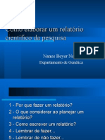 Elaboração Relatorio Cientifico Instrumentação Biomedica