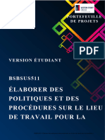 Portefeuille de Projets BSBSUS511