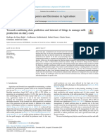 Towards Combining Data Prediction and Internet of Things To Manage Milk Production On Dairy Cows