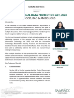 Note On Digital Personal Data Protection Act 2023 Final