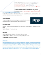 EBD - Lição 2 - Jovens - Fé para Crer Que A Bíblia É o Livro de Deus - 4 Trimestre 2023