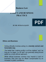 Ethics and Business Practice