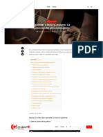 Aprende A Tocar A Guitarra Documento Descarga Blog