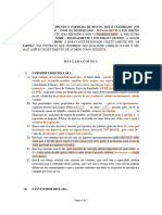 Modelo de Contrato de Coinvestimento