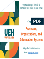 Chapter 7 - Processes, Organizations, and Information Systems