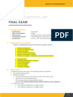 UPN Marketing Management Final Exam