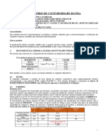 Relatório de Conformidade de PDA