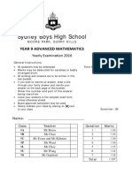 SBHS 2016 Y9 Yrly-1