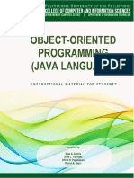 Object Oriented Programming IM