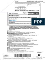 Edexcel IAL Mechanics M