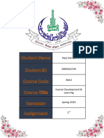 Raja Daniyal (0000242740) 8610 - Assignment 1