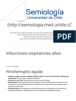 Infecciones Respiratorias Altas - Semiología