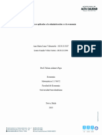 Matemáticas Aplicadas A La Administración y A La Economía