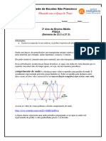 FÍSICA 3 ANO Atividade 1