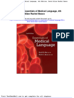 Test Bank For Essentials of Medical Language 4th Edition David Allan Rachel Basco Download