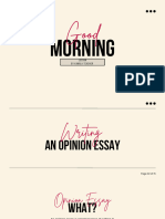 Presentation - Opinion Essay