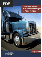 AASHTO - Guide For Maximum Dimensions and Weights of Motor Vehicles - 2016