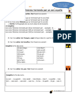 O3 Les Mots Termines Par Un Son Voyelle 1