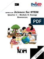 Earthscienceforstem q1 Mod8 Energyresources v2