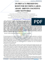 A Study On Privacy-Preserving Location Proof For Securing Large-Scale Database - Driven Cognitive Radio Networks