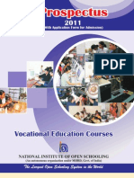 Vocational Prospectus 2011