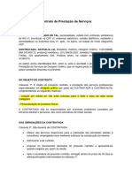 Contrato de Prestação de Serviços Marketing Digital