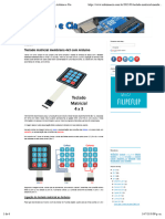 Teclado Matricial Membrana 4x3 Com Arduino