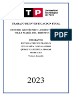 TRABAJO DE INVESTIGACION FINAL Geotecnia