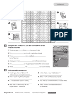 Worksheet English