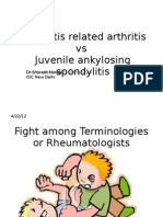 Enthesitis Related Arthritis Vs Juvenile Ankylosing Spondylitis