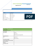 Green Technology Financing Scheme 4.0 Application Form