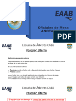 EAAB - CABB - ANOTADORES - 2° Parte Posesion Alterna - Tiempo Muerto