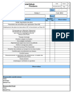 Fiche de Contrôle Plomberie