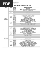 Rol de Examenes Parciales - Curso de Docentes A Tiempo Completo P.A. 2023-1 PDF