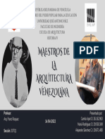 Maestros de La Arquitectura Venezolana