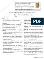 Unit 5 Total Productive Maintainance