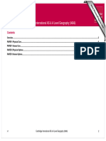 9696 As A Level Geography Scheme of Work